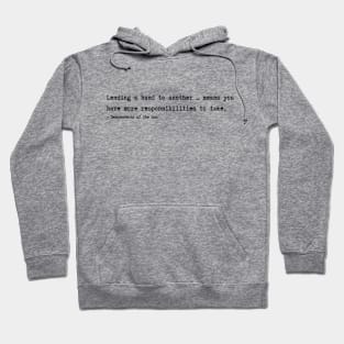 Descendants of the Sun  Quotes Hoodie